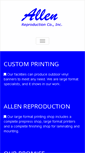 Mobile Screenshot of allenreproduction.com