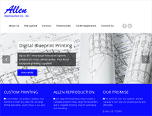 Tablet Screenshot of allenreproduction.com